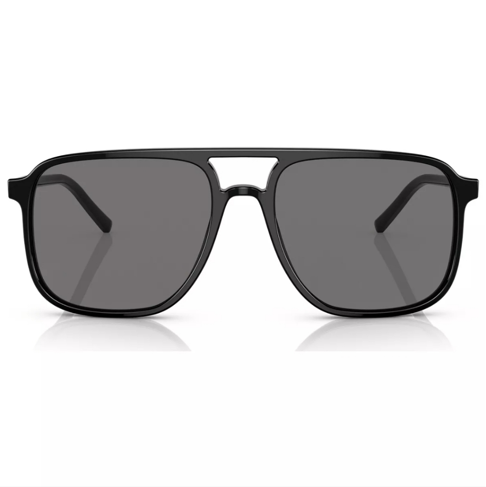 Dolce Gabbana Men's Black Pilot Sunglasses